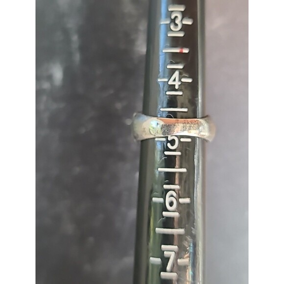 925 Sterling Abalone Shell Marcasite & Enamel Statement Ring, Size US 4.75 - Picture 9 of 10